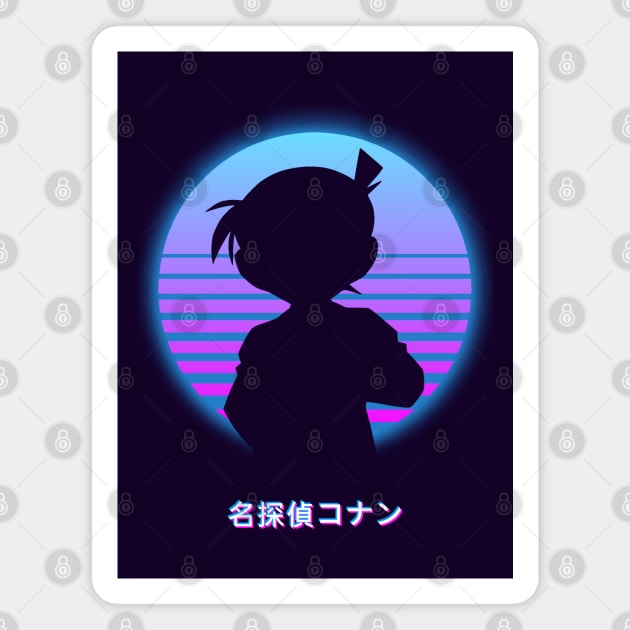 Detective Conan - Retro 80s Magnet by The Artz